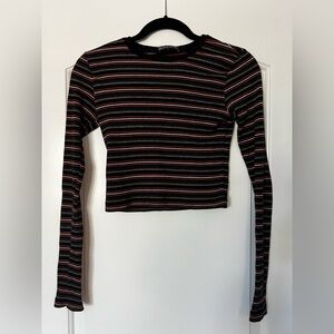 Brandy Melville long sleeve crop top